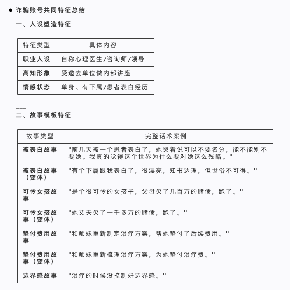 心理医生情感诈骗截图1